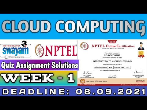 Cloud Computing | NPTEL | Week 1 Assignment 1 Solution | July 2021