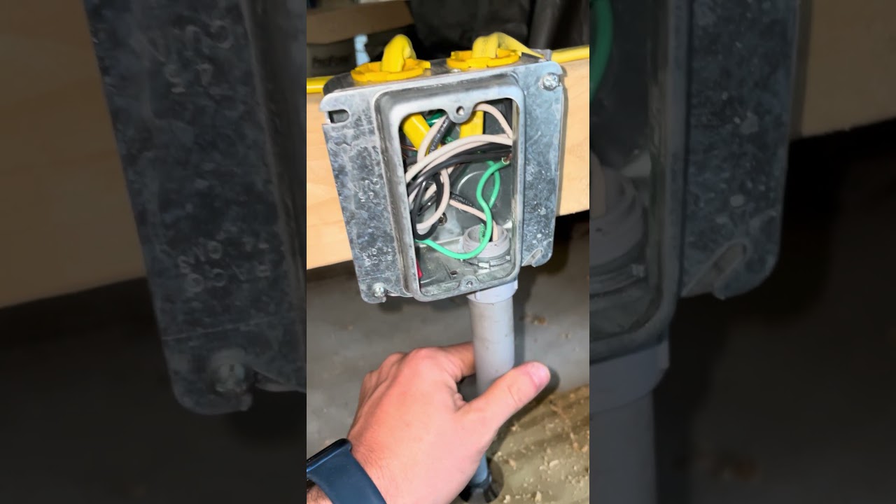 Getting wire through log cabin walls