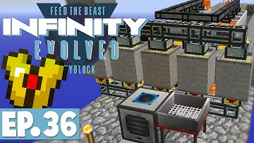 FTB INFINITY EVOLVED SKYBLOCK -  CREATIVE FLIGHT.....KINDA! #36 [FTB Skyblock]
