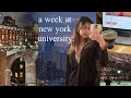 NYU VLOG: winter in nyc + first week of college