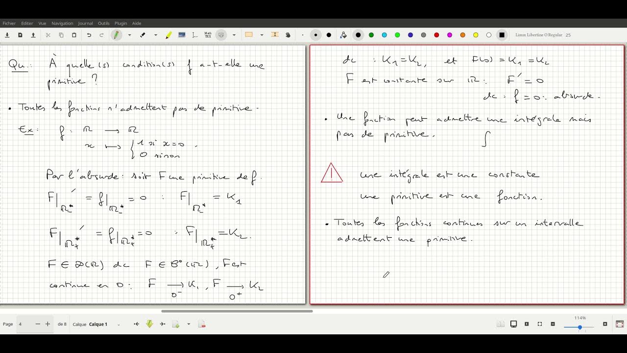 Chapitre XX partie 3, le théorème fondamental du calcul différentiel YouTube