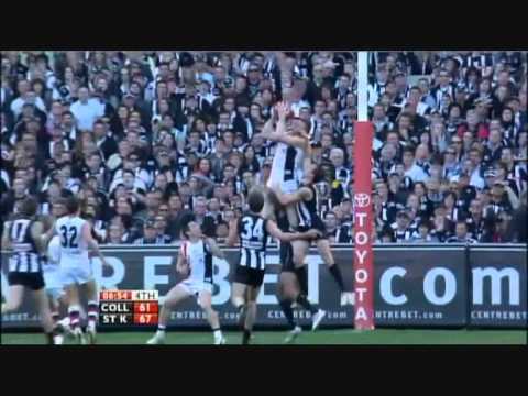 Brendon Goddard's Legendary Mark in The 2010  AFL Grand Final Draw - Collingwood v St Kilda