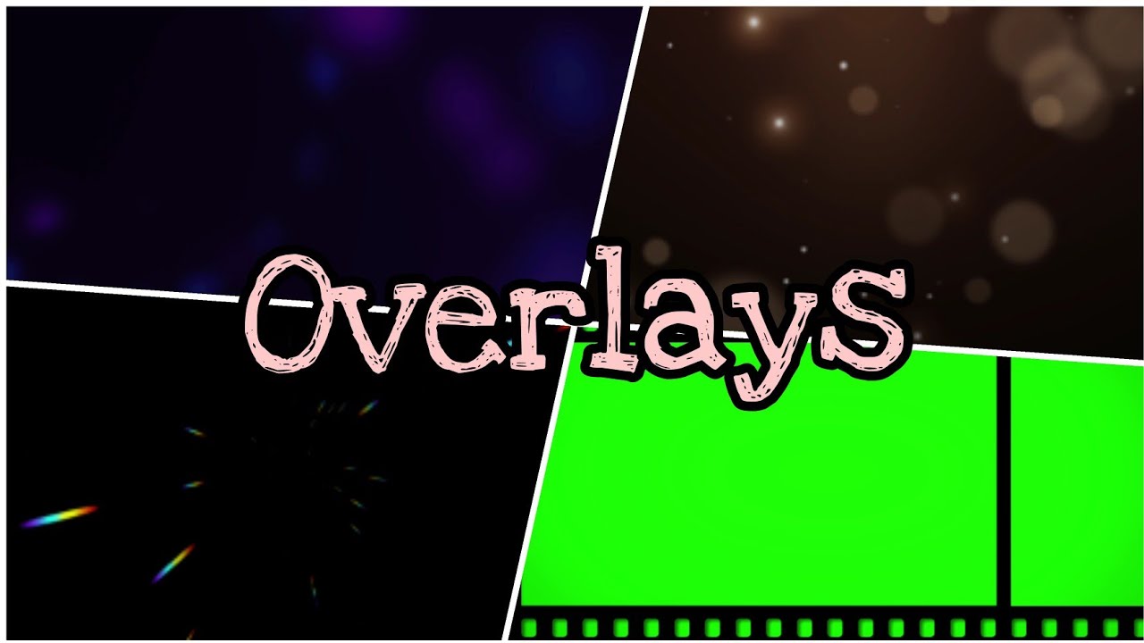 Overlays Free Pack for: CapCut - YouTube