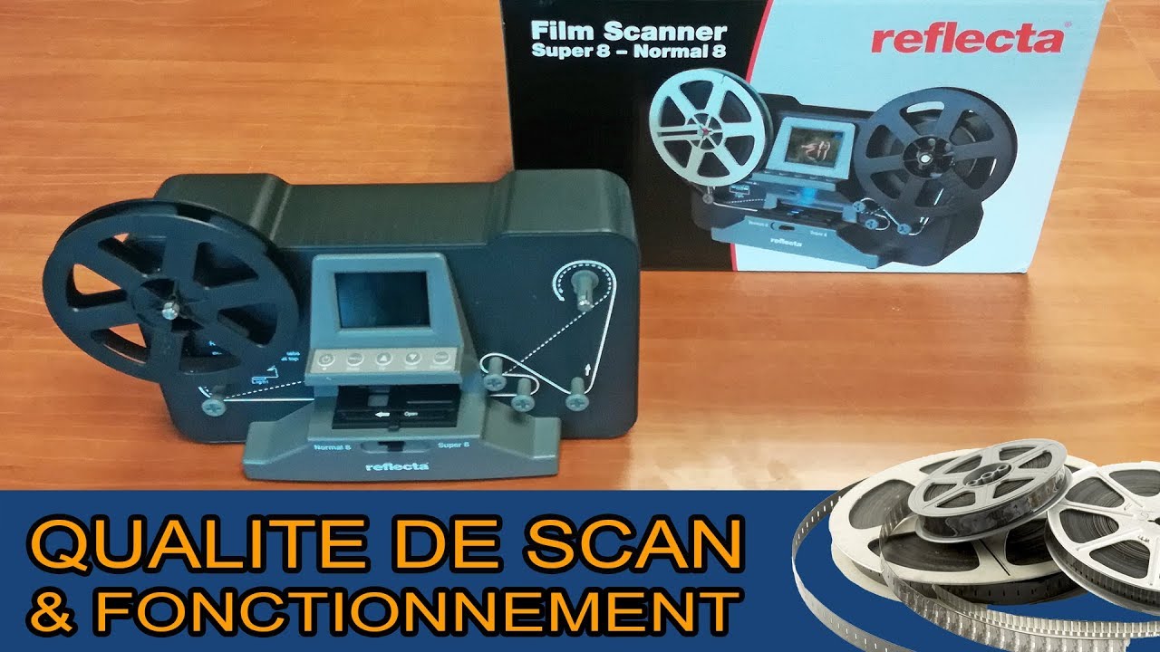 Scanner de pellicule pour films 8 mm et Super 8 - PEARL