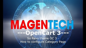 How to Configure Category Page in So Revo Theme for OpenCart 3