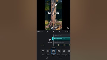 3D Text Behind the object in VN Editor #shorts