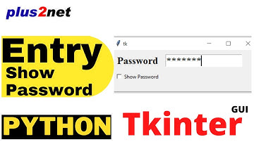 Tkinter display and mask password in an entry box based on Checkbutton click event using show option