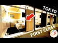 Luxury FIRST CLASS Capsule Hotel Experience 😆 Tokyo, Japan 🇯🇵 カプセルホテル 東京 ファーストキャビン 高級 豪華 ファーストクラス