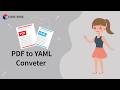 Convert PDF to YAML Online | Easy PDF to YAML Converter