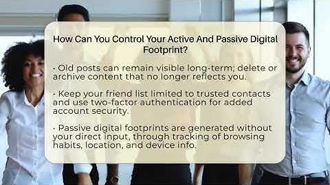 How Can You Control Your Active And Passive Digital Footprint? - Everyday-Networking