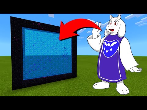 How To Make A Portal To The Undertale Toriel Dimension in Minecraft!