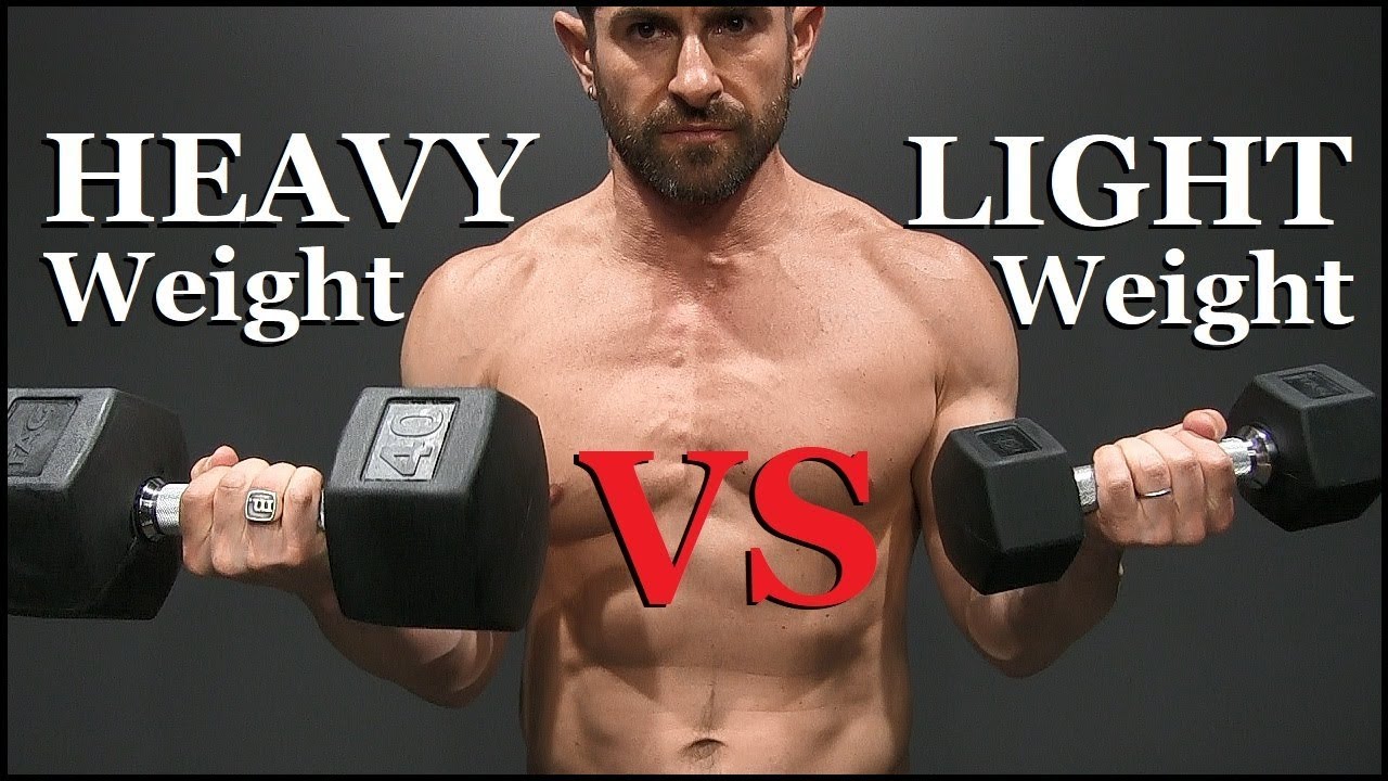 Light Weight vs Heavy (Which BUILDS Muscle Better?) - YouTube