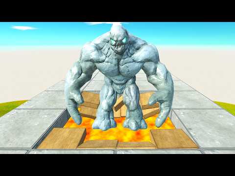 WHO OF THE MONSTERS WILL NOT FALL INTO THE LAVA? - Animal Revolt Battle Simulator