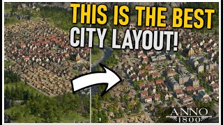 The BEST CITY LAYOUT in Anno 1800 | 10x10 Layout Guide & Stamps screenshot 4