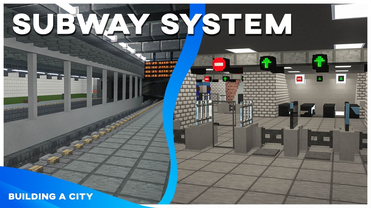 Building A City #94 (S2) // Subway System Pt. 2 // Minecraft Timelapse