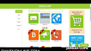 Cara Membuat Aplikasi Android Gratis 100   Buat aplikasi Android dengan Appgeyser screenshot 2