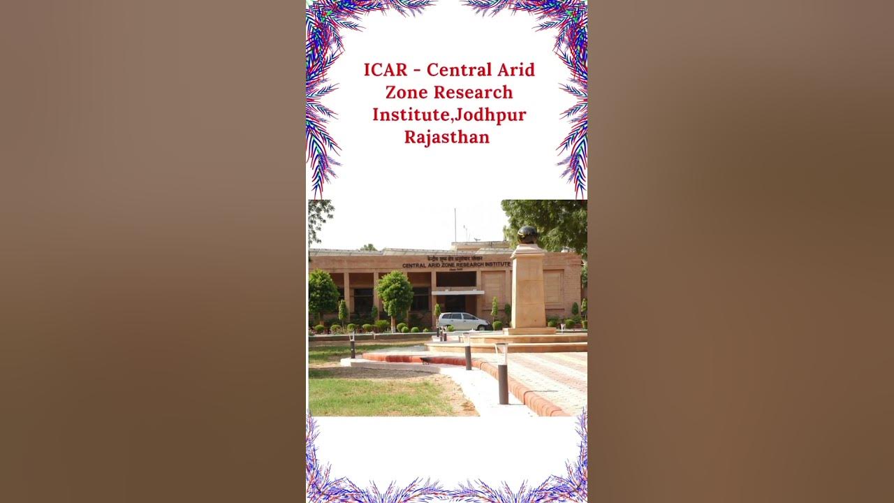 icar-central-arid-zone-research-institute-jodhpur-agriculture-icar