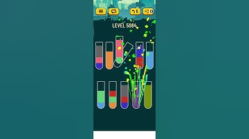 water sort puzzle - level 5084