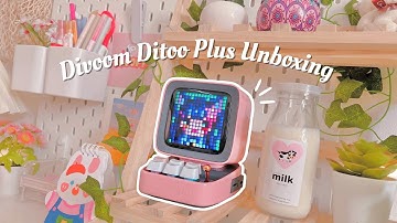 Divoom Ditoo Plus Unboxing: Retro Pixel Art Game Bluetooth Speaker | Aesthetic Unboxing 📦✨