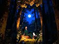 Calm moonlit forest 🌙🌳 Cozy loop