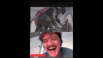 Pedro Pascal Crying to Haytham Kenway
