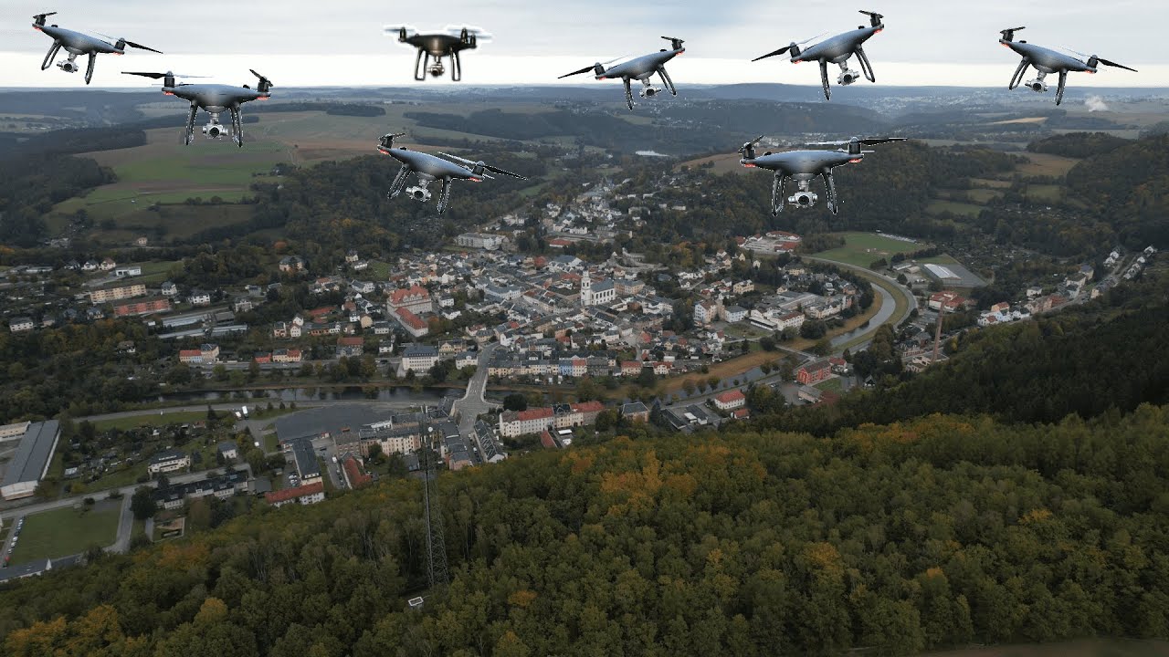 Der allererste Flug mit der Air2s, diesmal über Elsterberg, Scholas, Losa und Coschütz