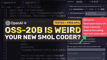 OpenAI OSS-20B (Fully Tested) + Free APIs: This Model is very weird! Can it be your next AI Coder?
