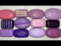 Purple soap set💜 Soap Cutting ASMR. Relaxing Sounds (no talking). Satisfying ASMR Video. Asmr soap