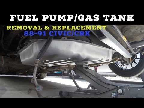 How to Replace Fuel Pump & Gas Tank (88-91 Civic/CRX)