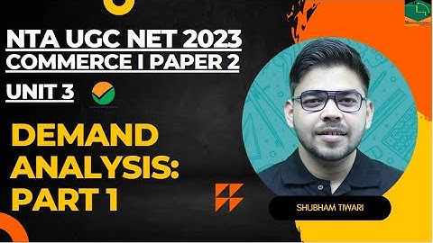 Demand Analysis-I I Law of Demand I Economics I Ugc Net Commerce & Management I Mission Management