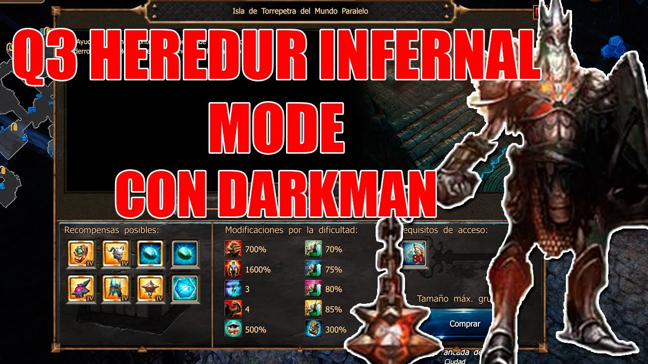 DRAKENSANG ONLINE | Q3 HEREDUR INFERNAL I CON "DARKMAN"