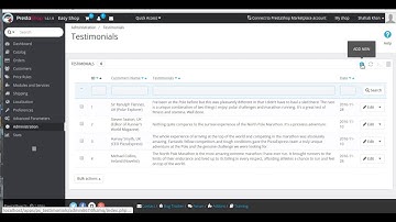 PrestaShop |  PrestaShop Module Testimonials block for selected categories & languages