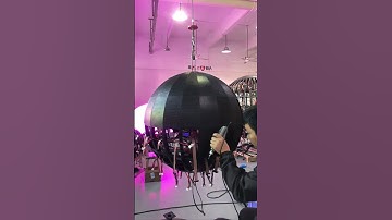 LED Spherical Screen Technology Progress #leddisplay #leddisplayscreen #ledvideowall