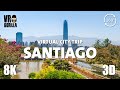 Santiago chile short a vr guided tour  virtual city trip  8k 360 3d