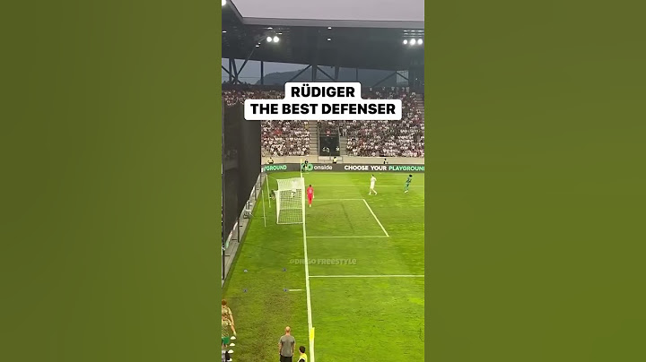 How is Rüdiger this fast?😅 #futebol #realmadrid #football
