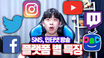 SNS 인방 플랫폼 별 특징ㅋㅋㅋ