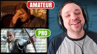 I had 3 composers re-score a Hobbit scene!