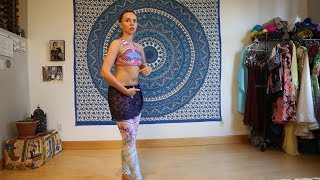 Bellydance CLASS 1 with Iana: Belly rolls and flutters