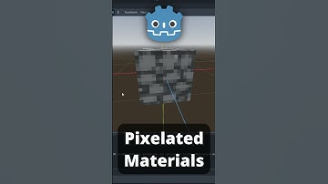 How to Make Pixelated Materials in Godot 4 #godot #gamedev #indiedev