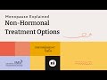 Menopause   Non Hormonal Treatment Options