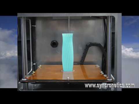 Time Lapse 3D Blue Vase