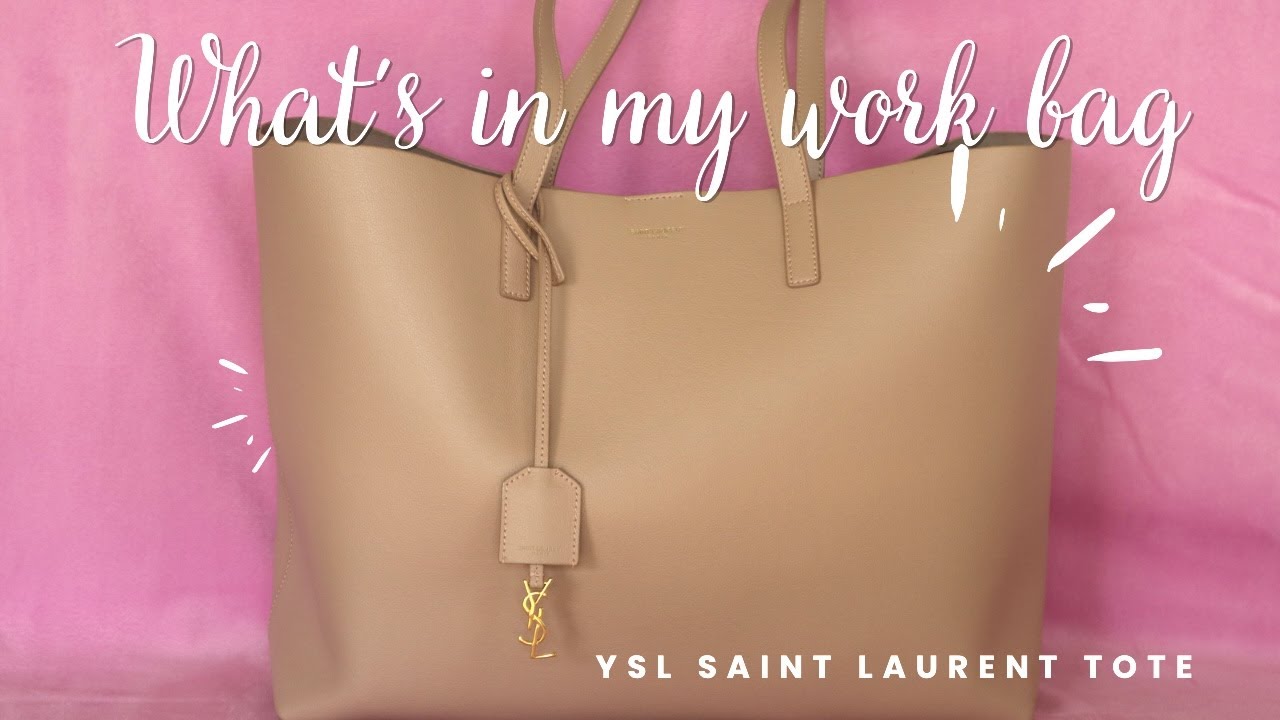 YSL - Saint Laurent Tote Bag  Is it worth it? What's in my bag