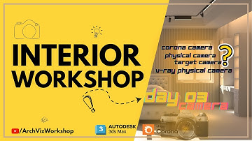 How to set up a Camera in 3ds Max & Corona/V-Ray Render | Interior workshop Day03