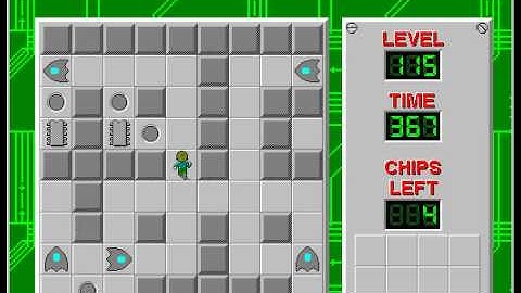 CCLP2 level 115 solution - 353 seconds