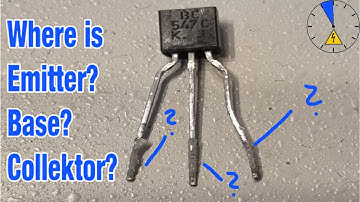 How to find out Basis Collector Emitter Transistor with Multimeter
