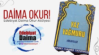 Edebiyat Daima Okur Atölyesi 9. Program Ahmet Hamdi Tanpınarın Âdem İle Havva Adlı Hikâyesi