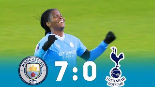 Manchester City vs Tottenham 7-0 - All Goals & Highlights 26/11/2023 (Women Super League)