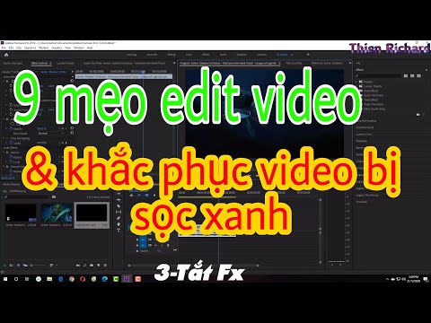 Hướng dẫn mẹo edit mượt trên premiere và cách khắc phục lỗi video bị sọc xanh trên premiere