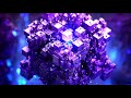 Cyberpunk Purple Cube Loop Seamless Motion Background Video 4K 60 FPS
