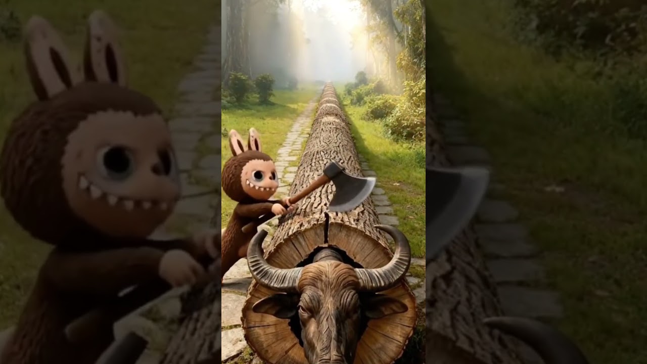 Monkey Helps a Buffalo | Unexpeced friendship  